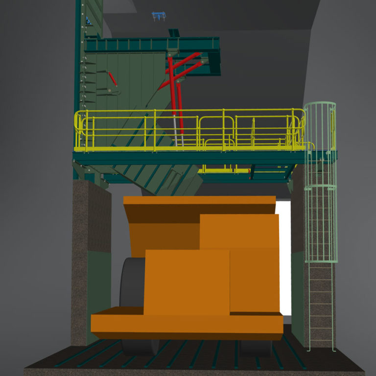 George Fisher Mine Underground Truck Loading Station – Formula 3D ...
